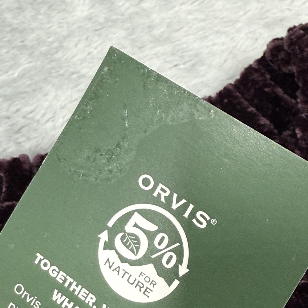 Orvis Sweater Womens Small Plum Soft Crewneck Relaxed Hi-Low Hem Ribbed Cuffs - Picture 4 of 11